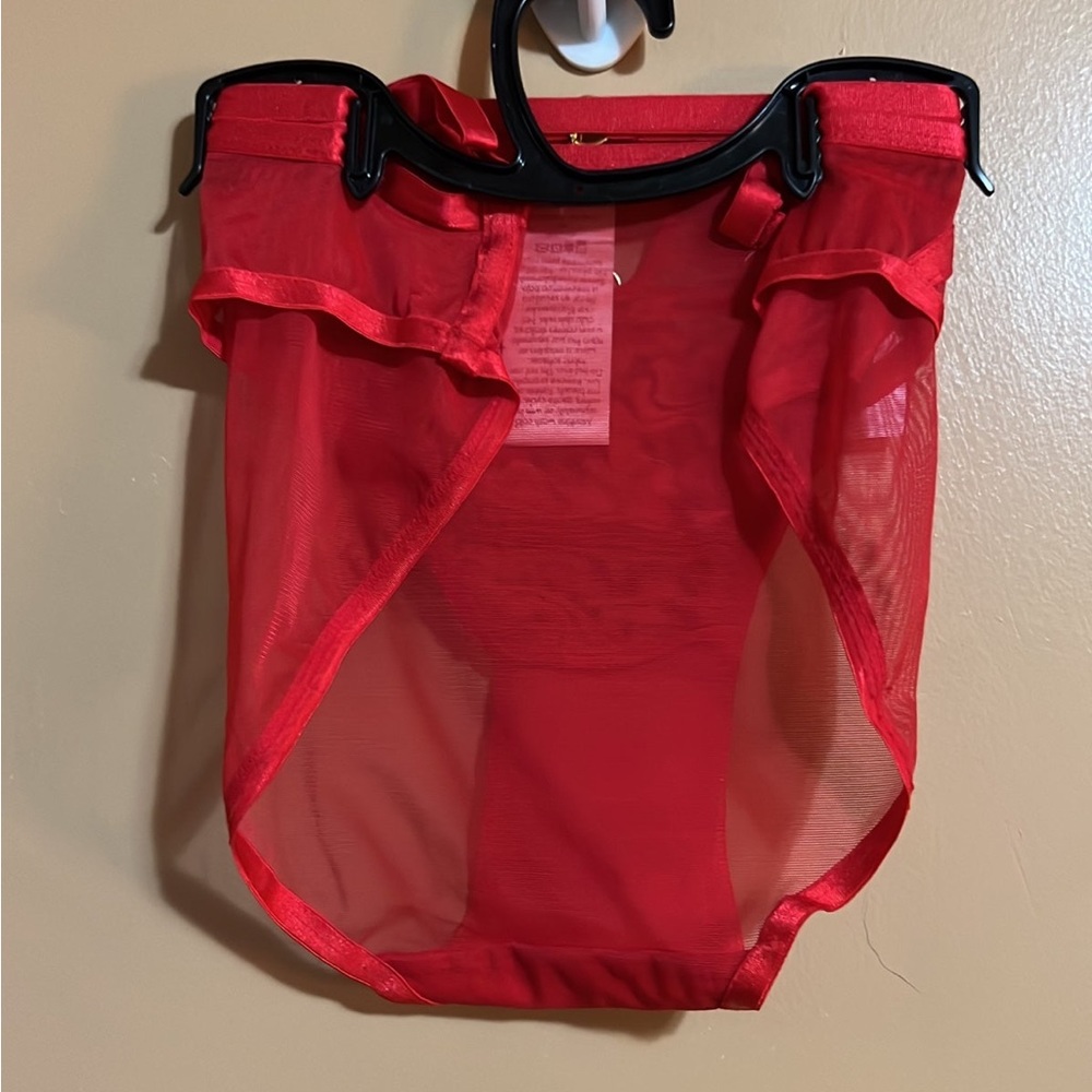 Secret treasures lingerie medium red bottoms